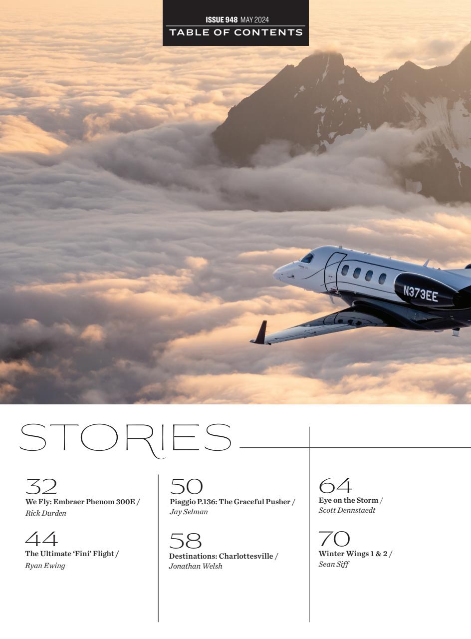 FLYING Magazine Preview Pages