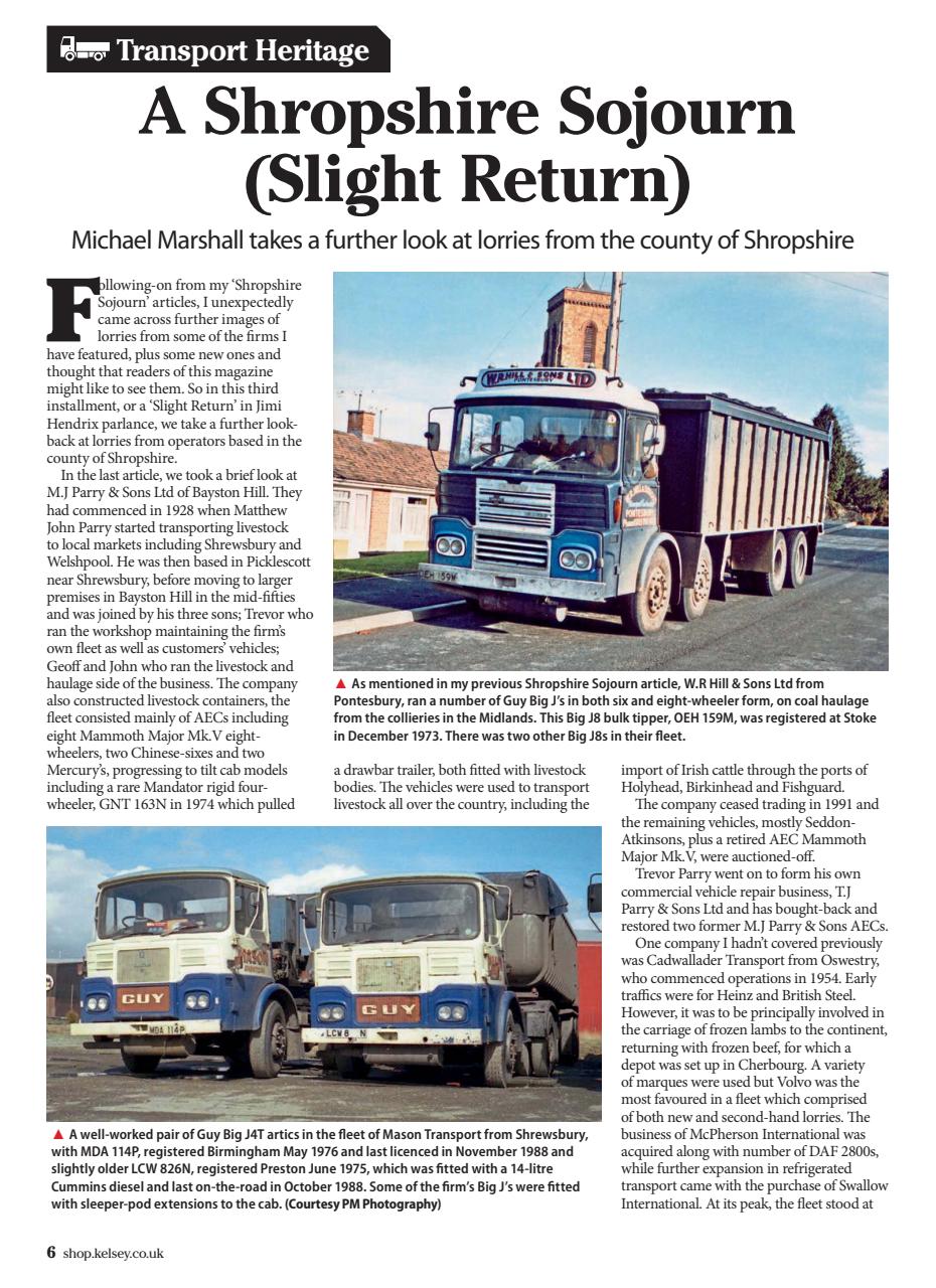 Heritage Commercials Magazine Preview Pages