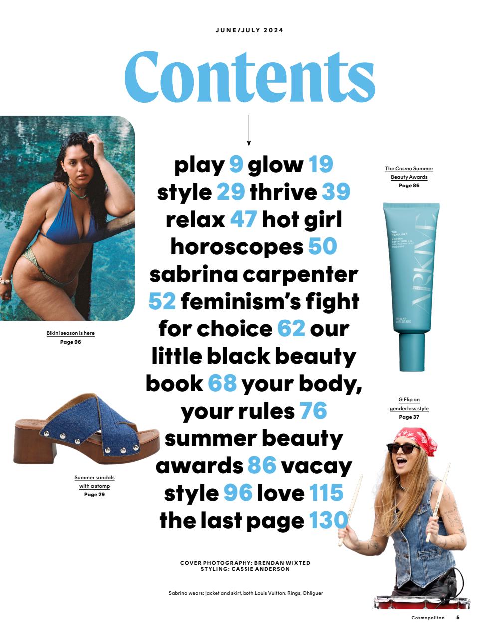 Cosmopolitan Preview Pages