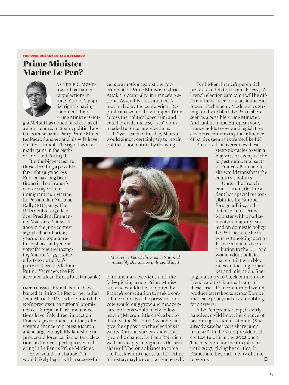 TIME Magazine Europe Preview Pages