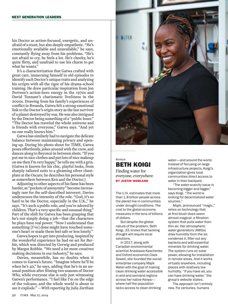 TIME Magazine Europe Preview Pages