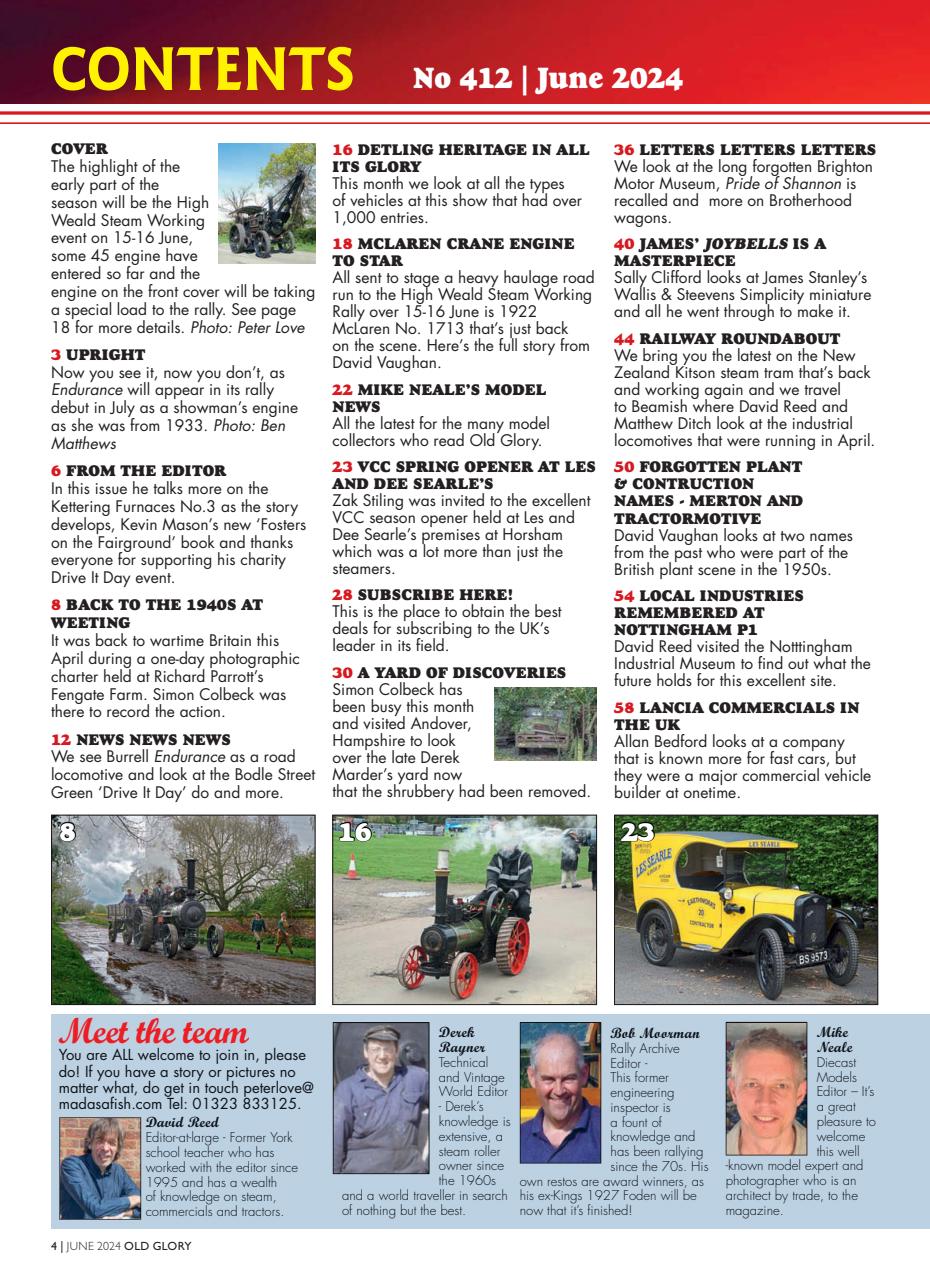 Old Glory Magazine Preview Pages