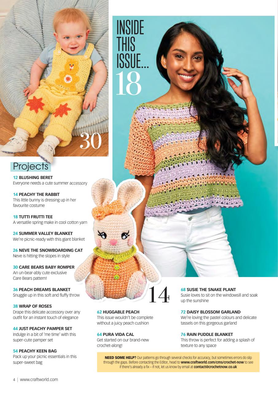 Crochet Now Magazine Preview Pages