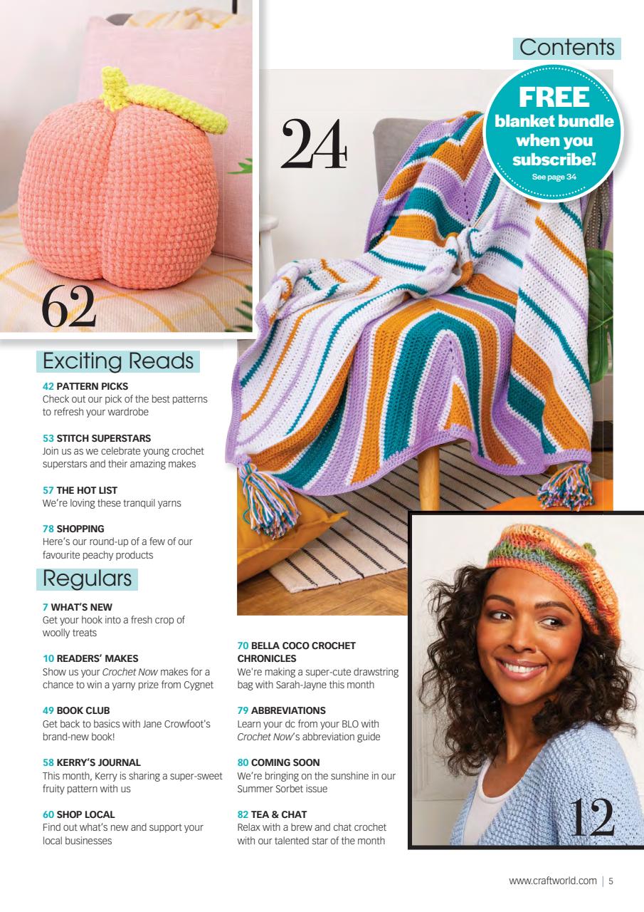 Crochet Now Magazine Preview Pages