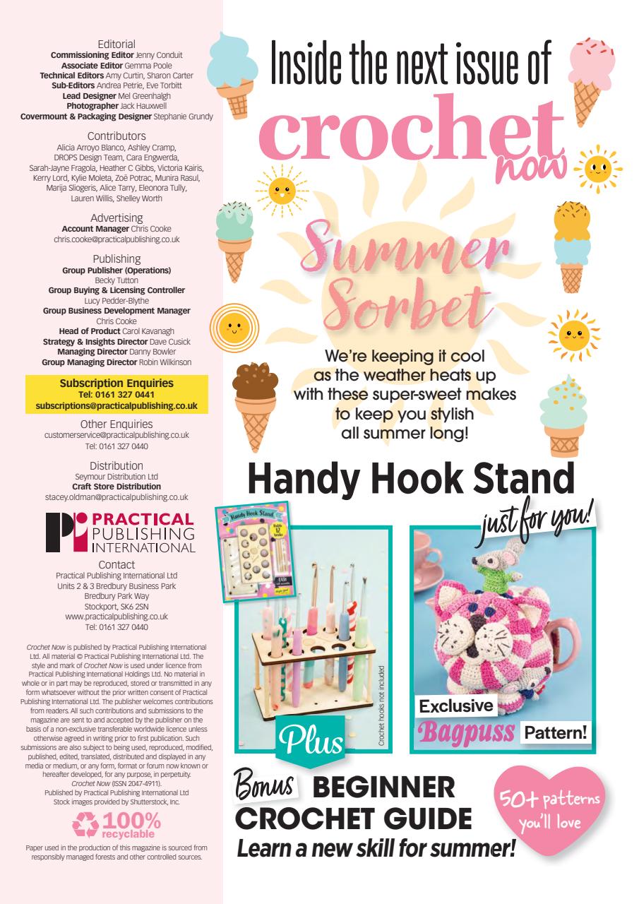 Crochet Now Magazine Preview Pages