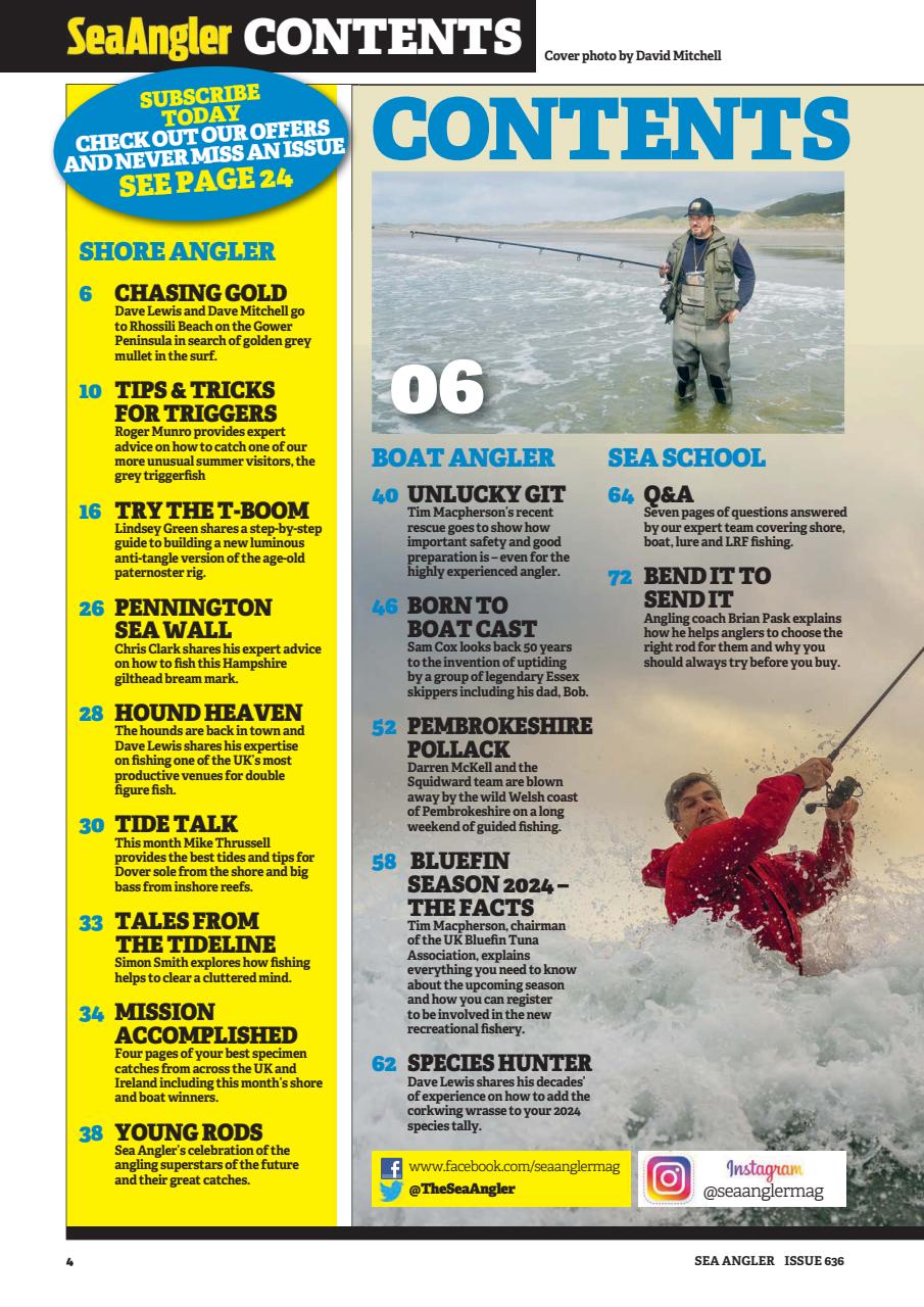 Sea Angler Preview Pages