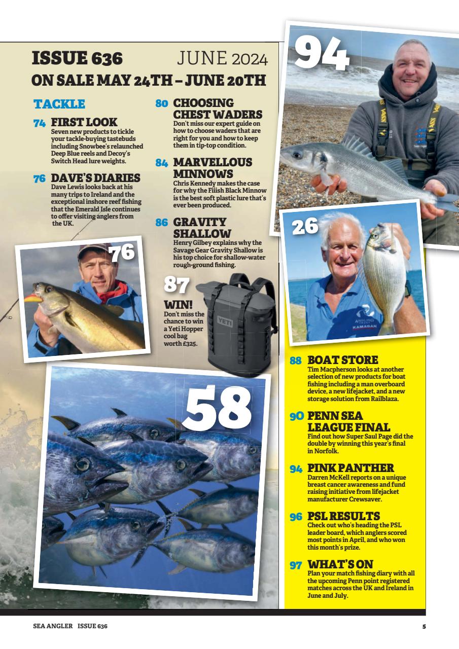 Sea Angler Preview Pages