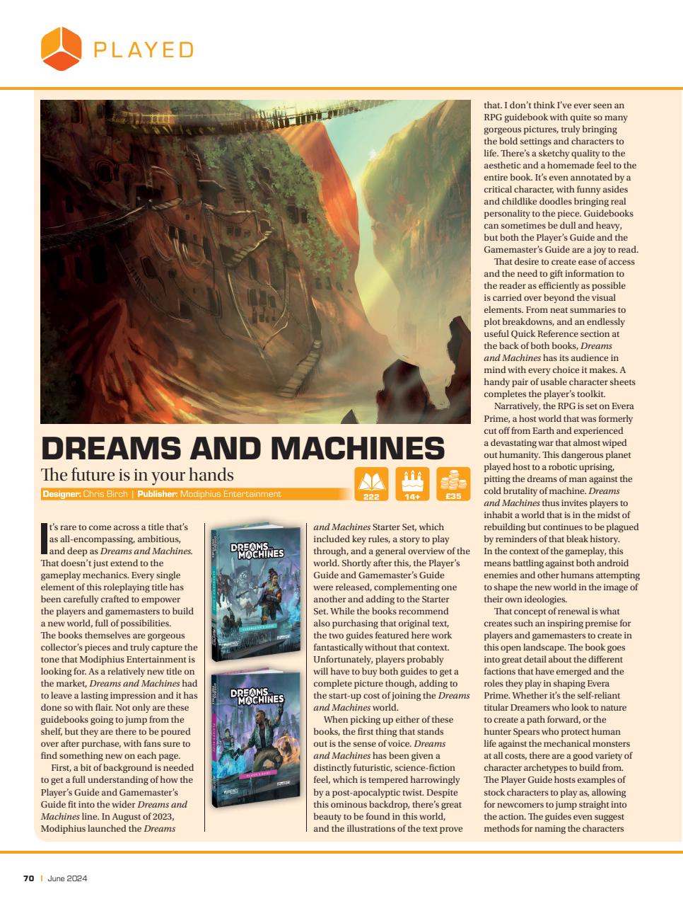 Tabletop Gaming Preview Pages