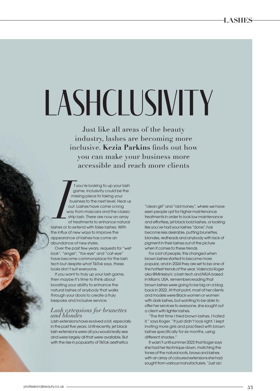 Professional Beauty Preview Pages