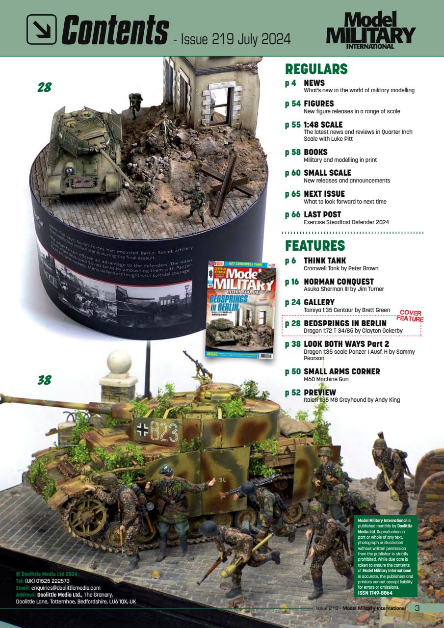 Military Modelling International Magazine Preview Pages