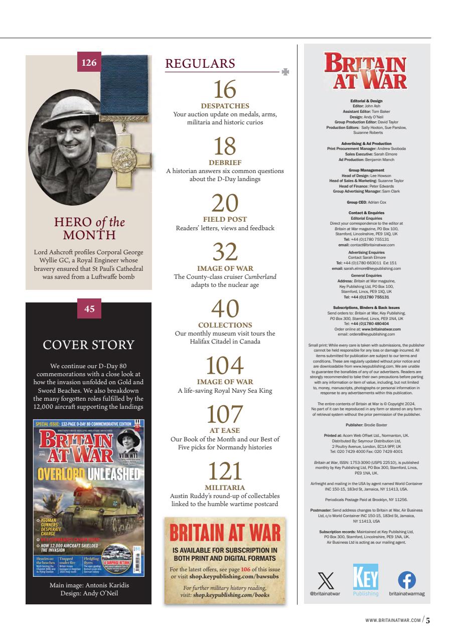 Britain at War Magazine Preview Pages