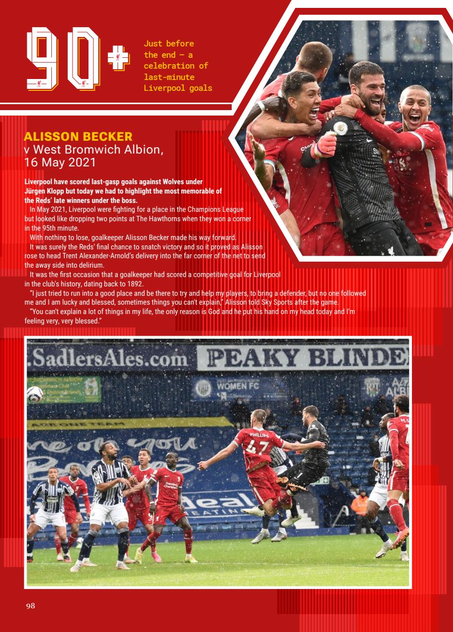 Liverpool FC Programmes Preview Pages