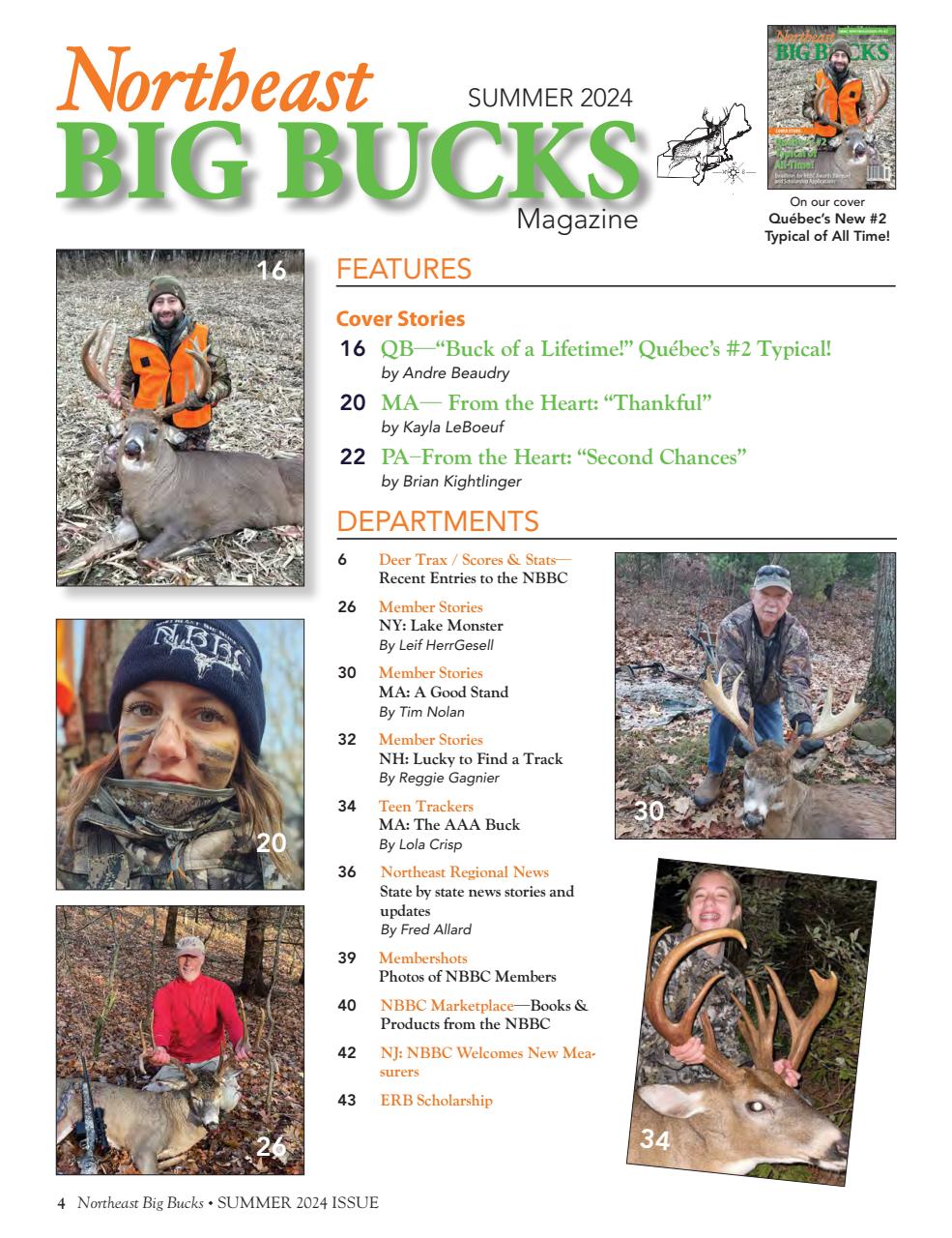 Northeast Big Bucks Preview Pages