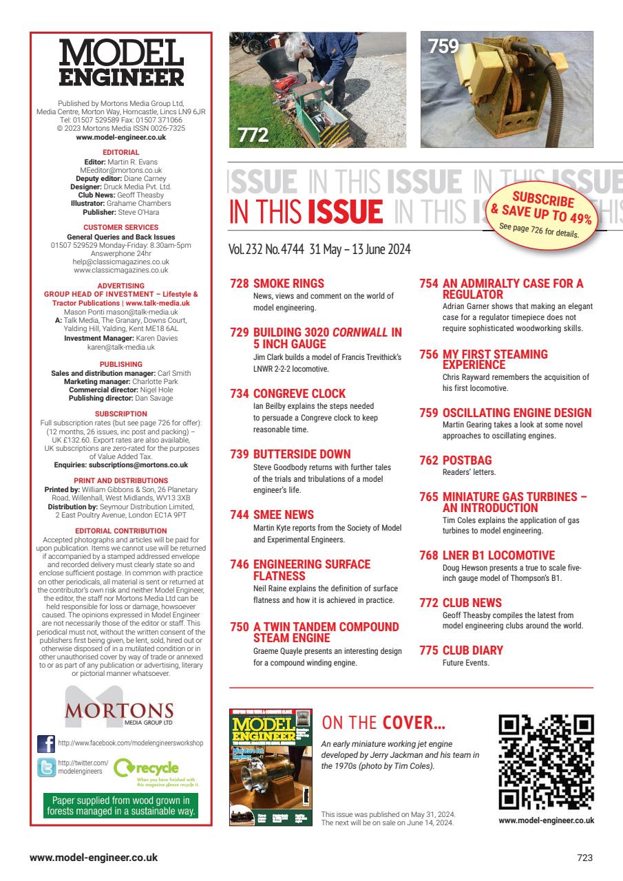 Model Engineer Preview Pages