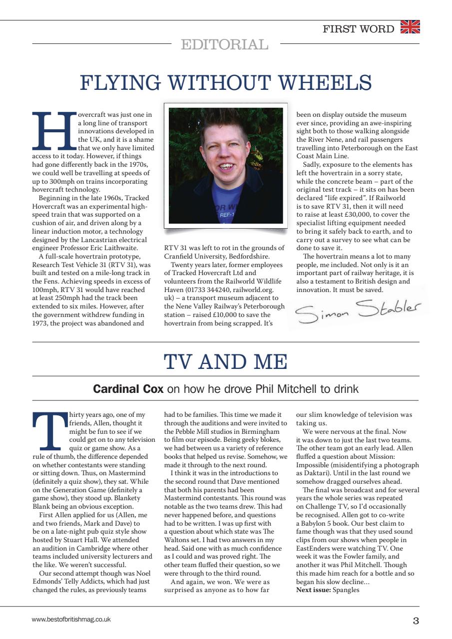 Best of British Preview Pages