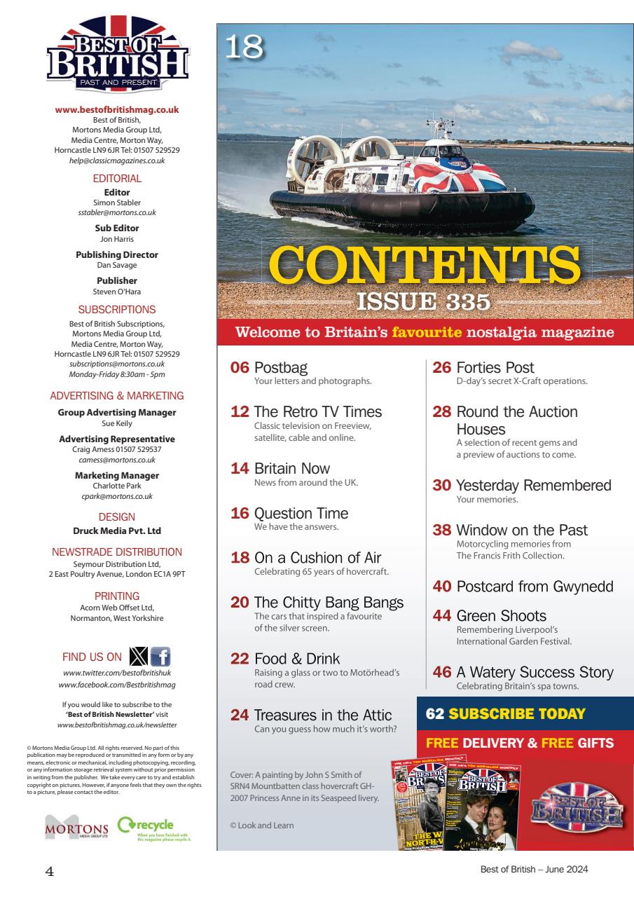 Best of British Preview Pages