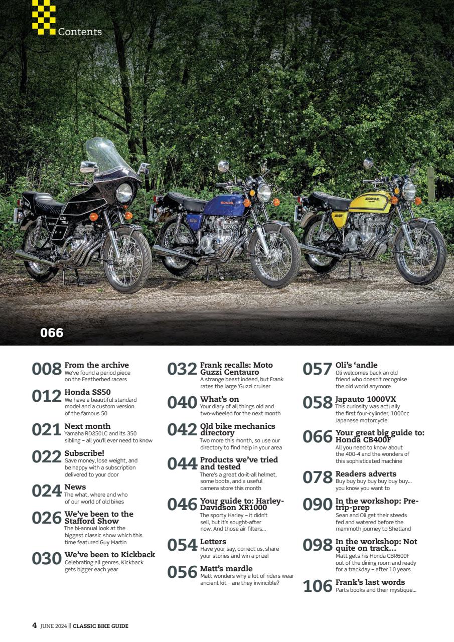 Classic Bike Guide Preview Pages
