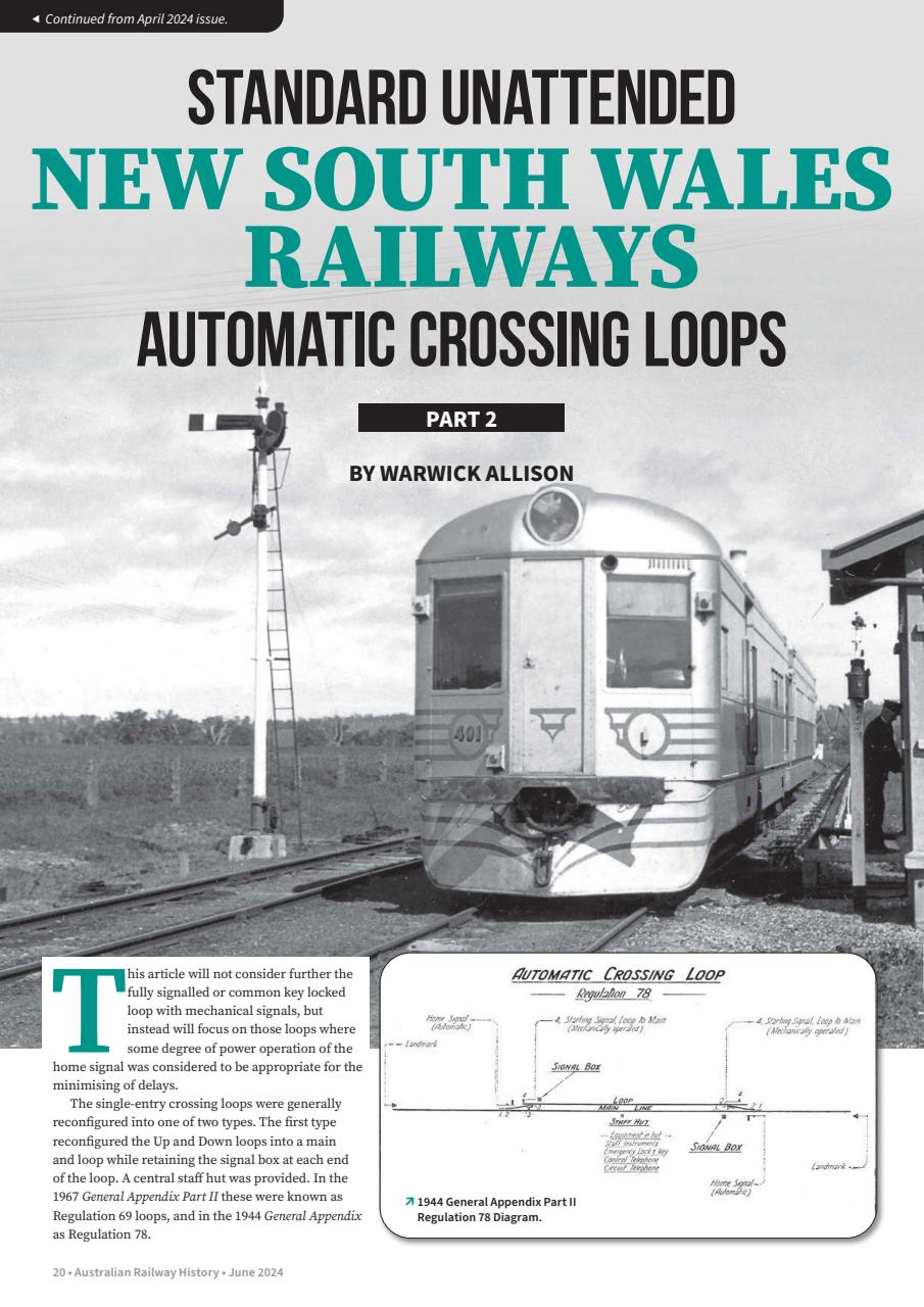 Australian Railway History Preview Pages