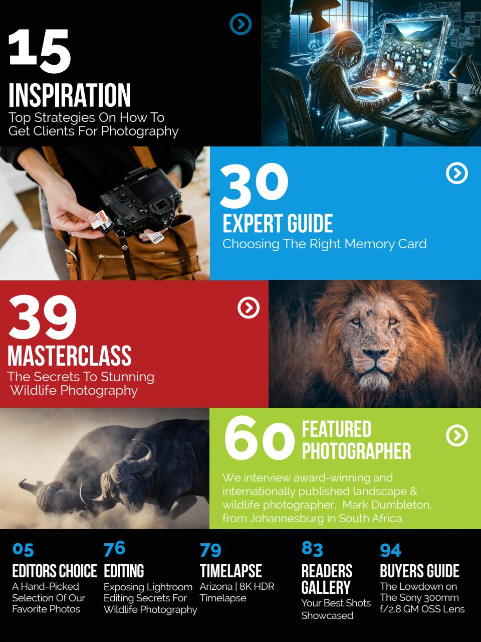 Photography Masterclass Magazine Preview Pages