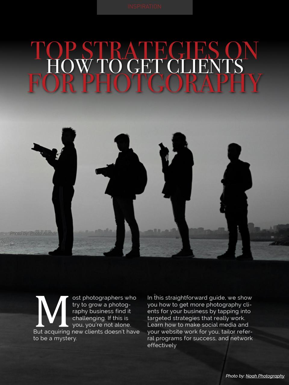 Photography Masterclass Magazine Preview Pages