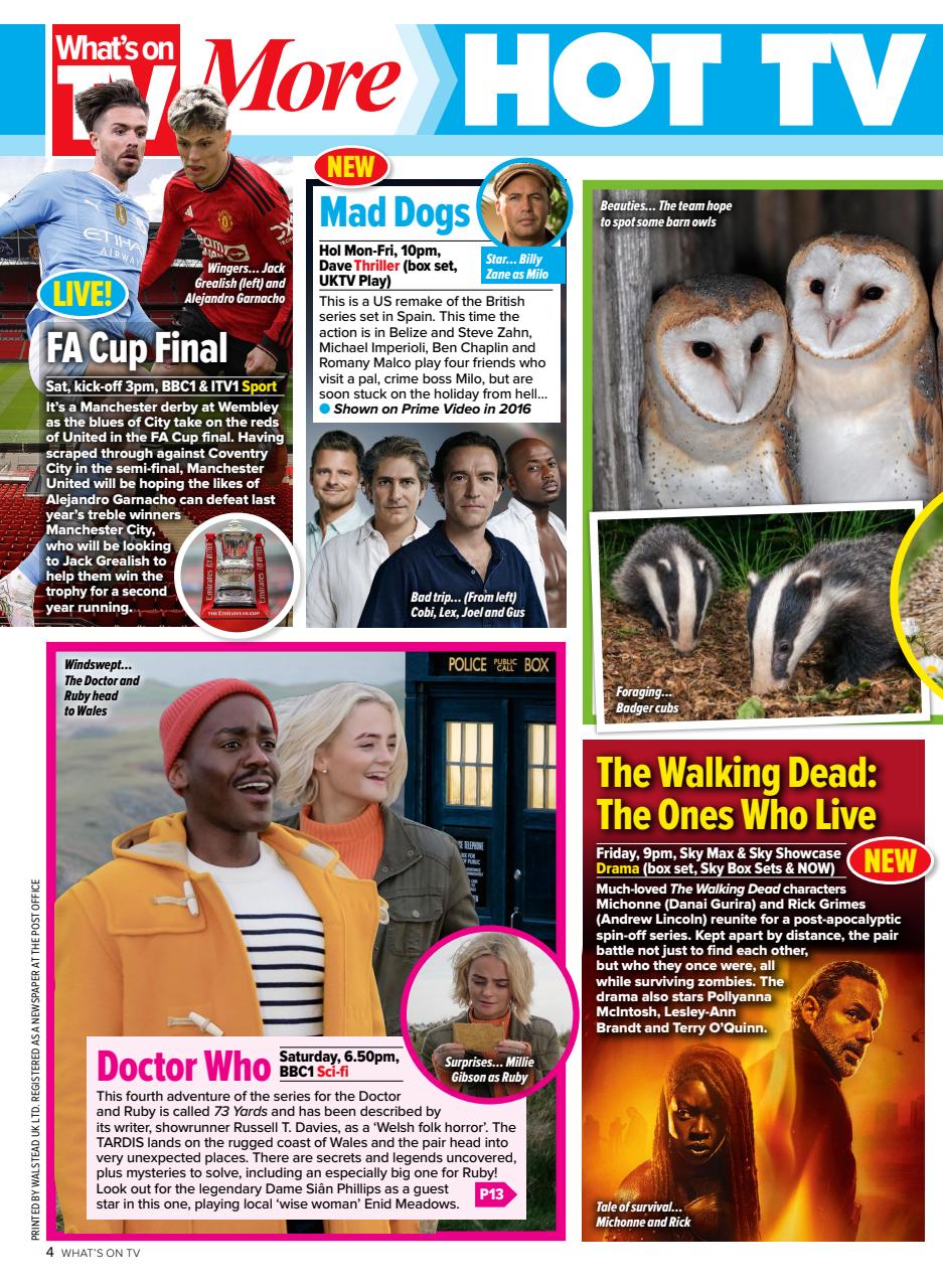 What's on TV Preview Pages