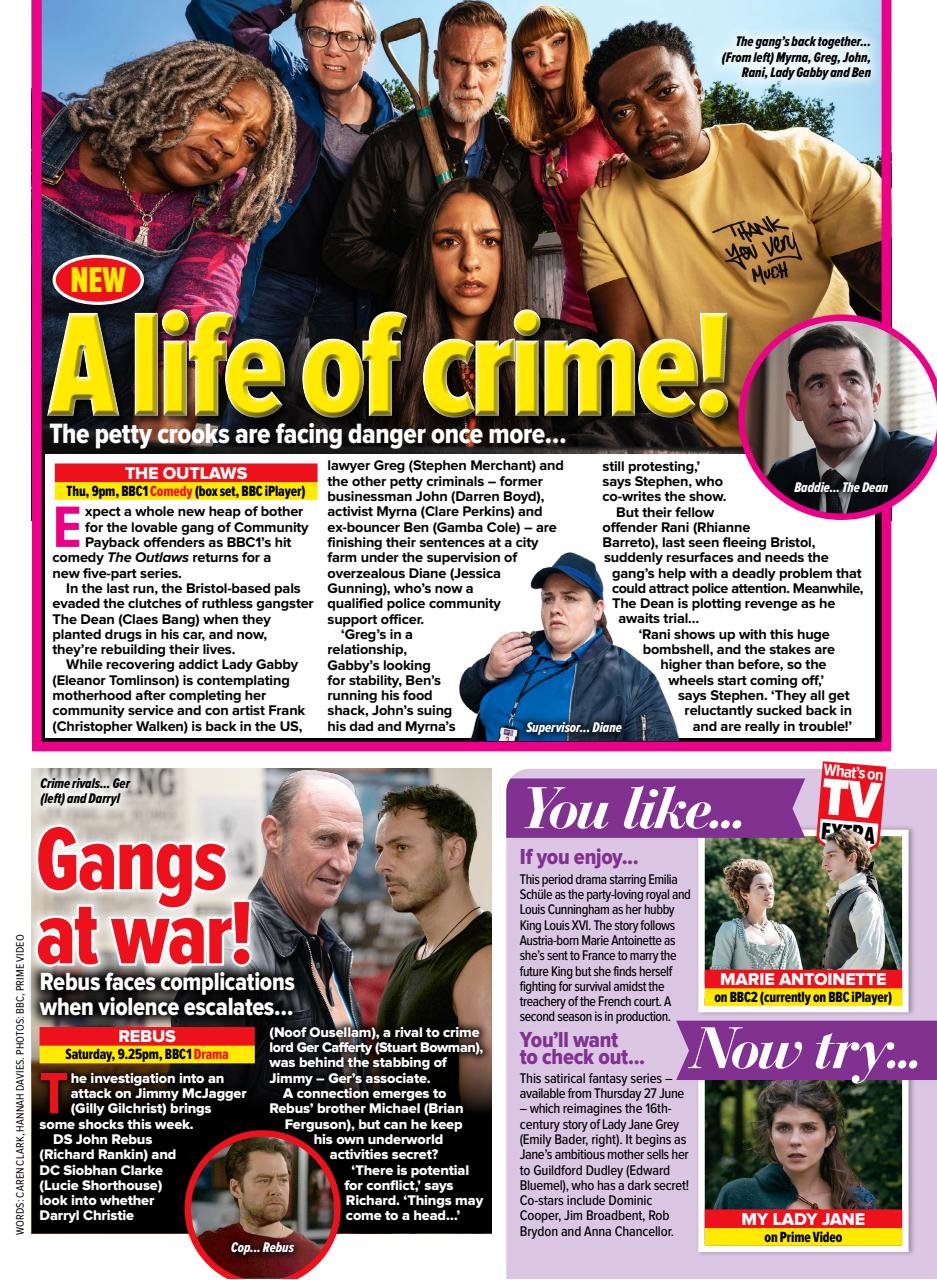 What's on TV Preview Pages