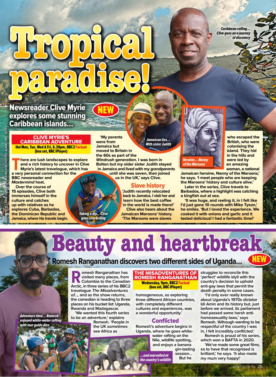 What's on TV Preview Pages