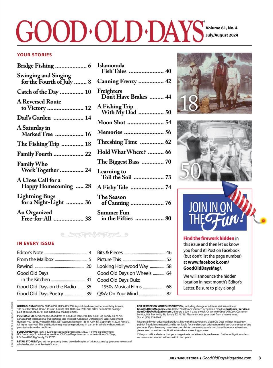 Good Old Days Preview Pages