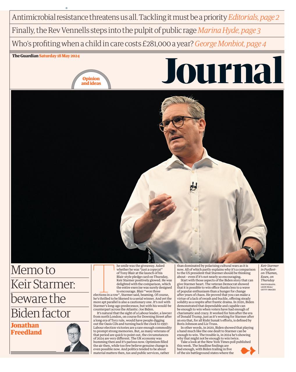 The Guardian Newspaper Preview Pages