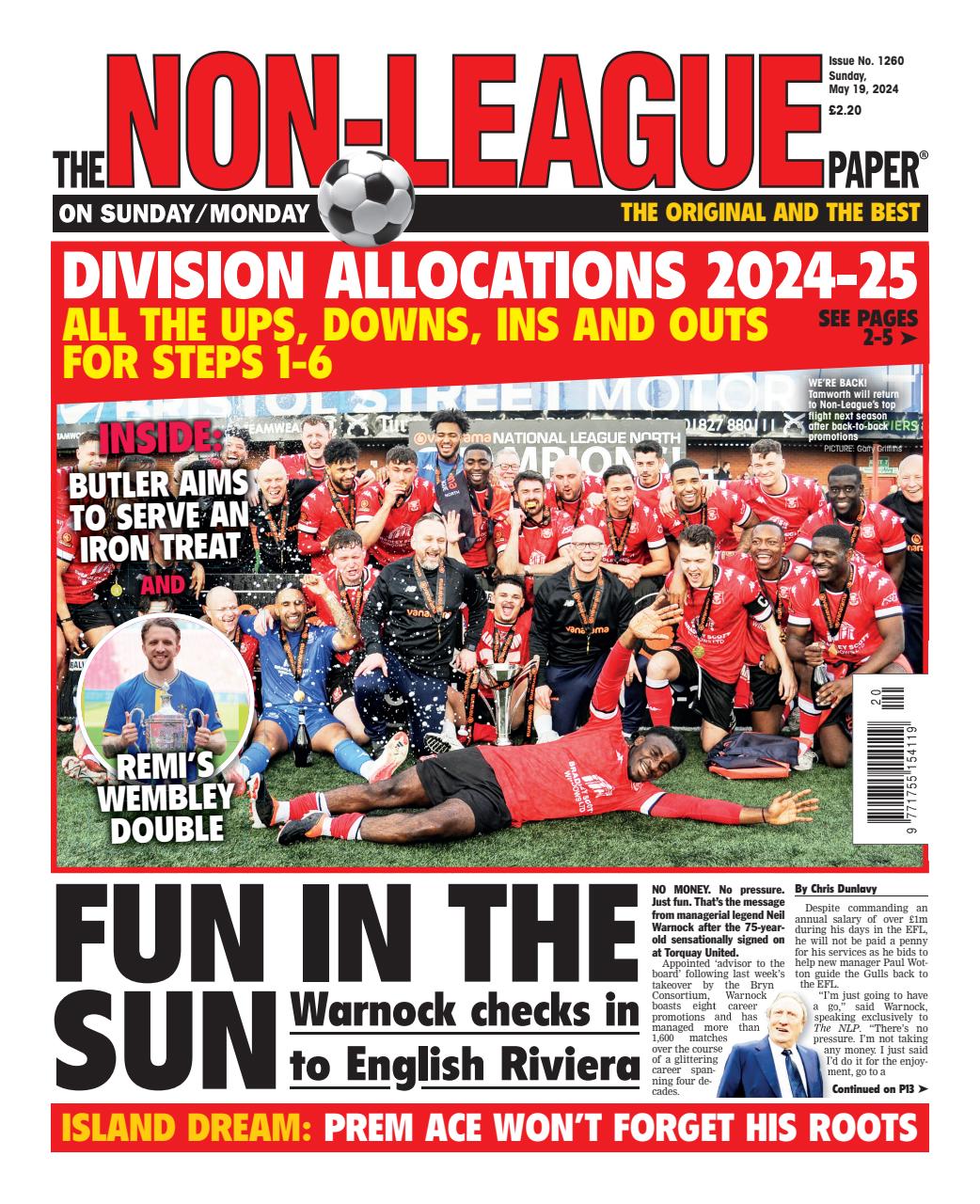 The NonLeague Football Paper Magazine 19th May 2024 Back Issue