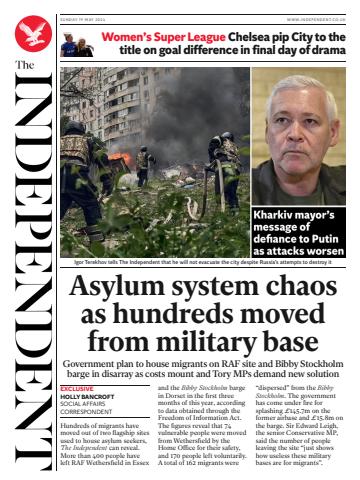 The Independent Daily Edition Newspaper issue Sunday, May 19, 2024