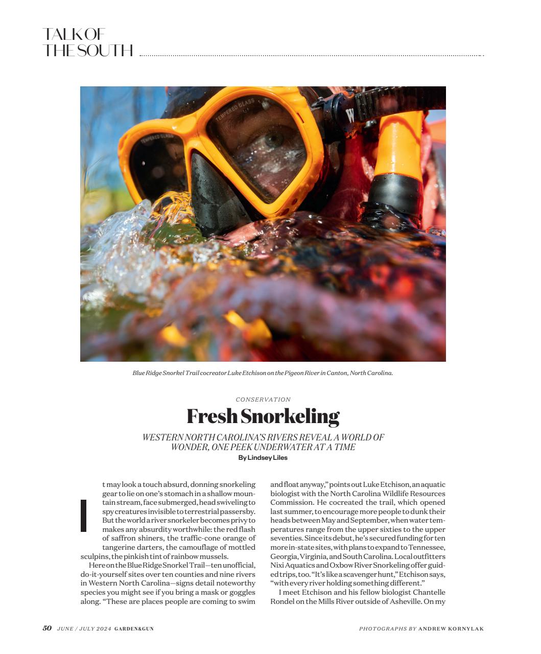 Garden and Gun Magazine Preview Pages