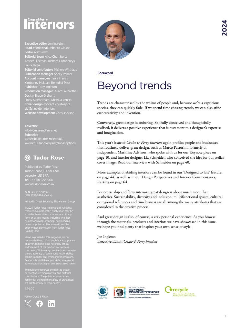 Cruise & Ferry Preview Pages