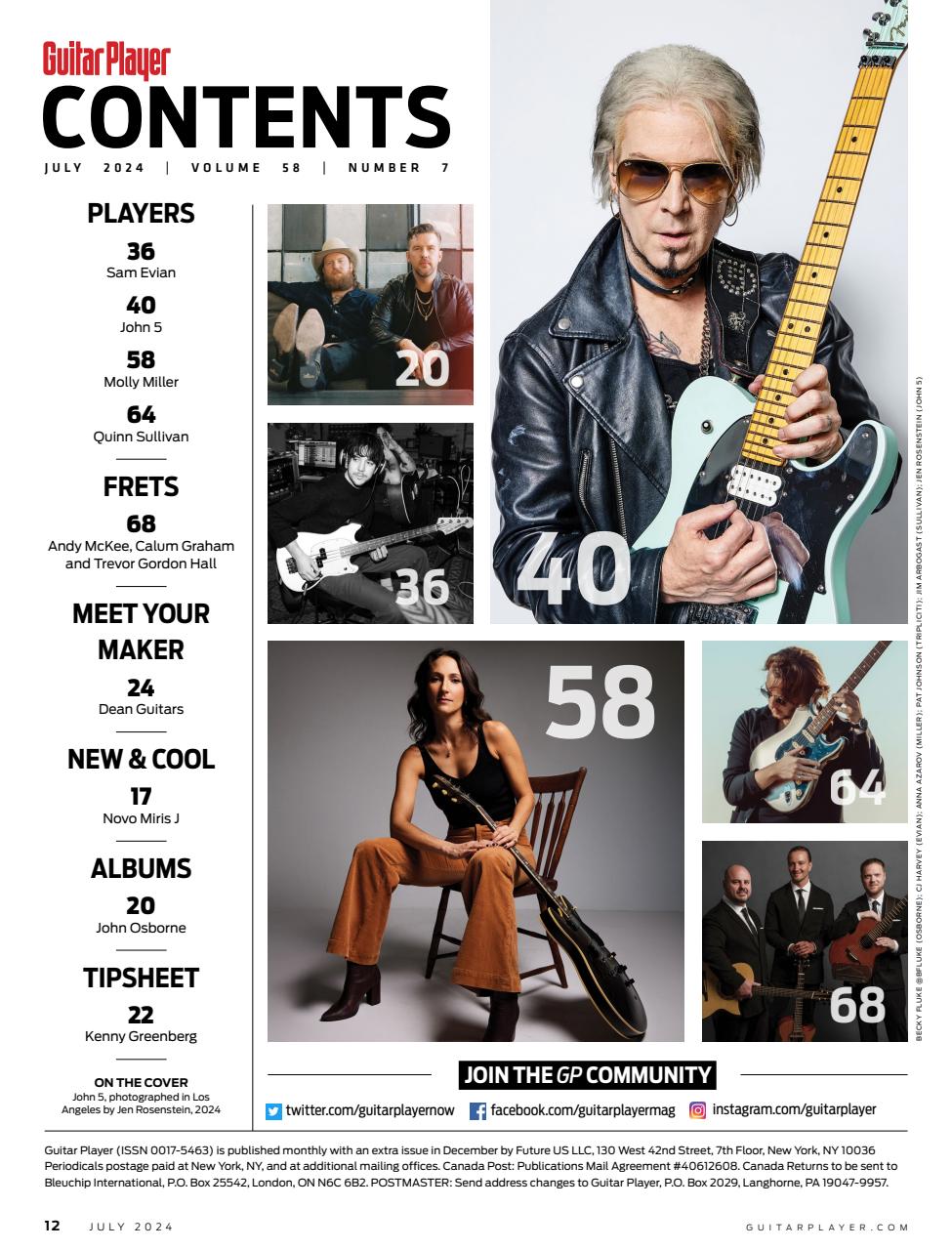 Guitar Player Preview Pages
