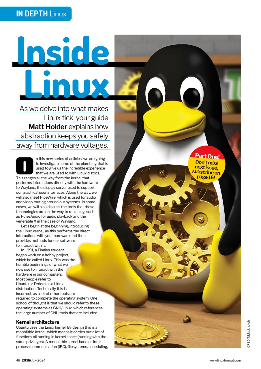 Linux Format Magazine Subscriptions and July 2024 Issue