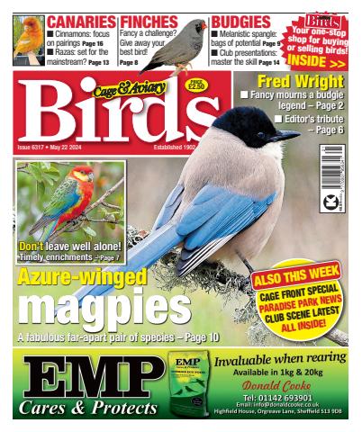 Cage & Aviary Birds issue 22-May-24