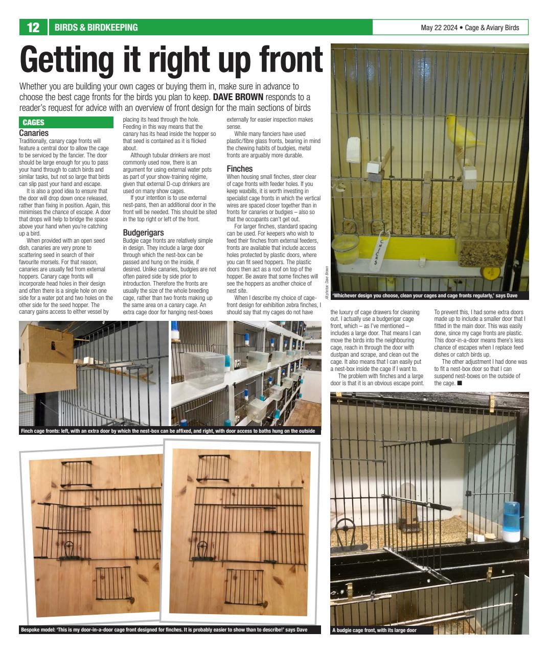 Cage & Aviary Birds Preview Pages