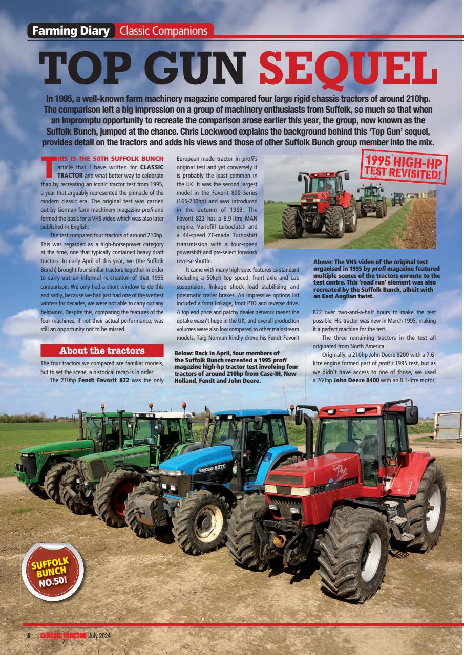 Classic Tractor Preview Pages