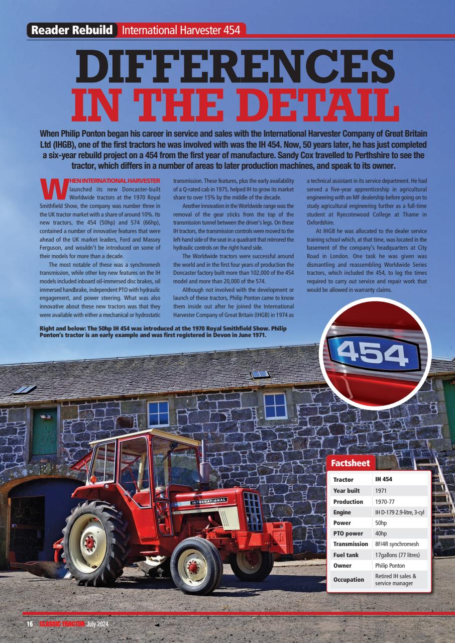 Classic Tractor Preview Pages