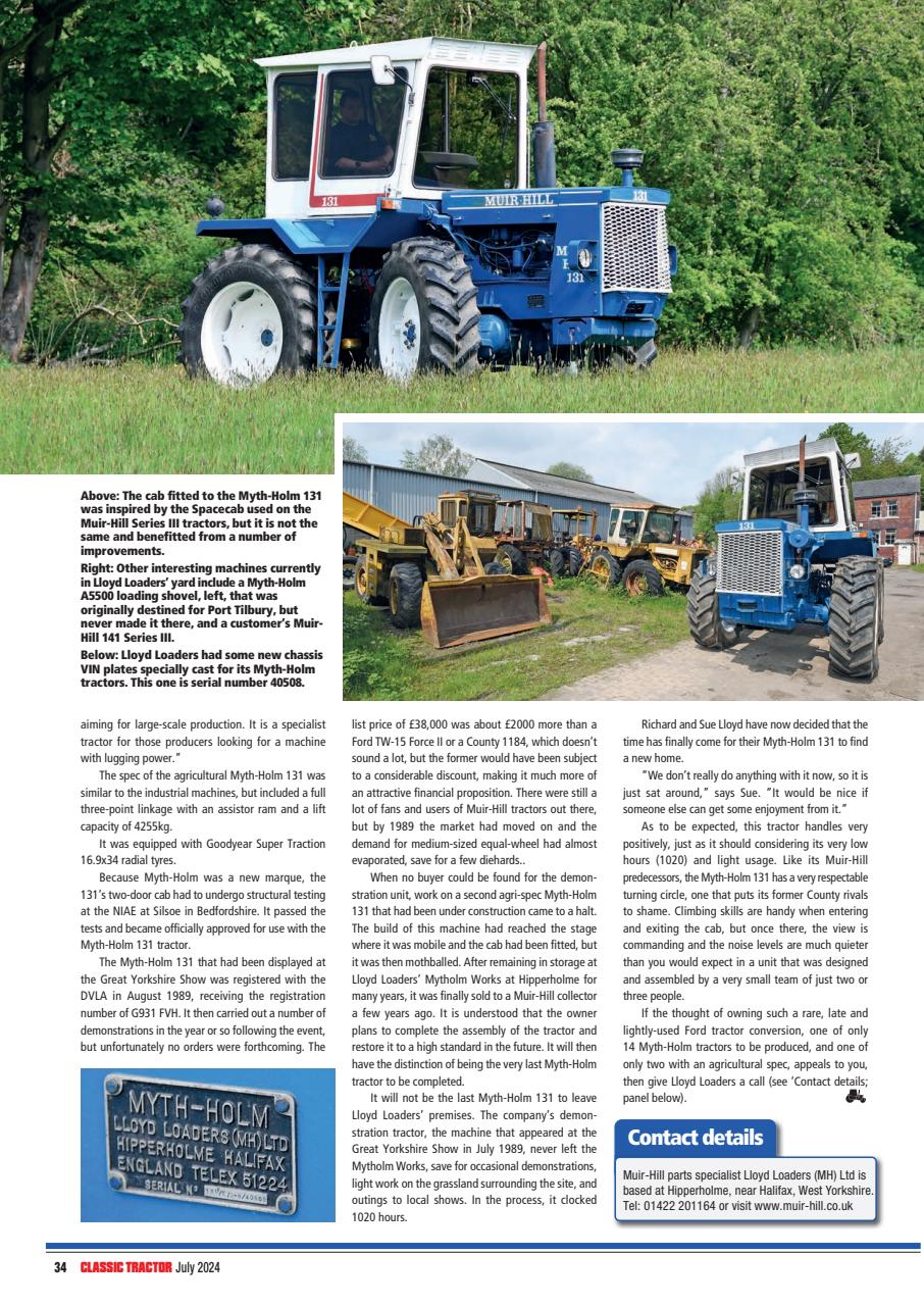 Classic Tractor Preview Pages