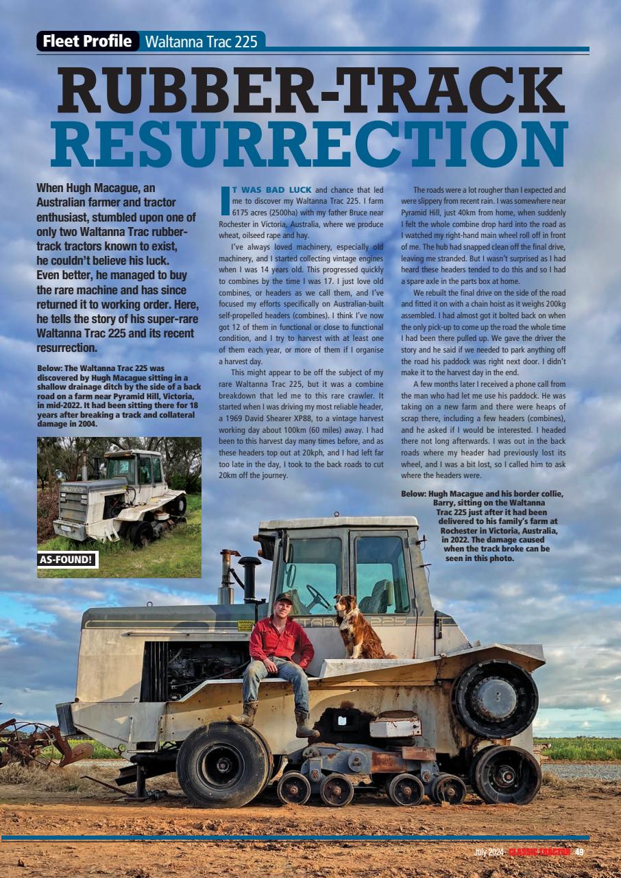 Classic Tractor Preview Pages