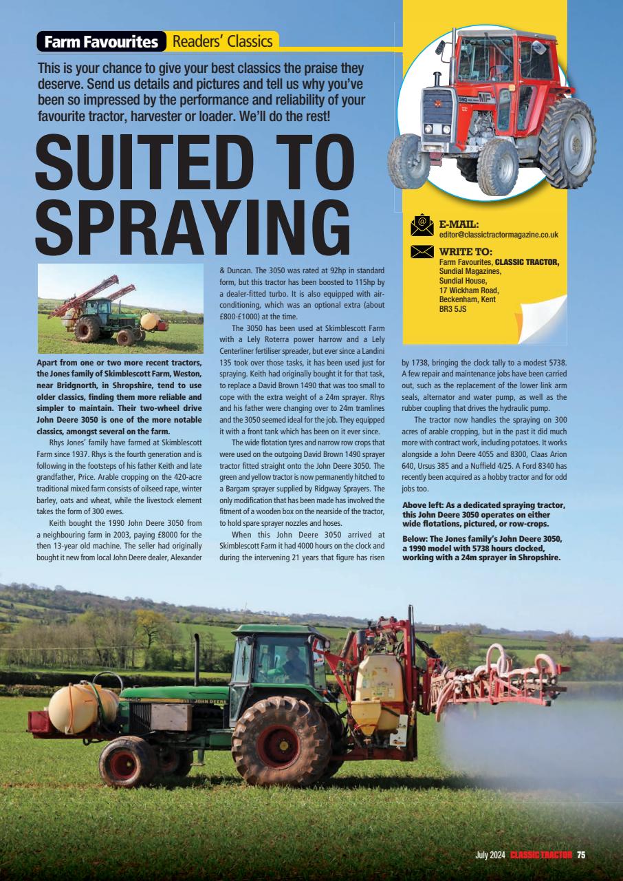 Classic Tractor Preview Pages