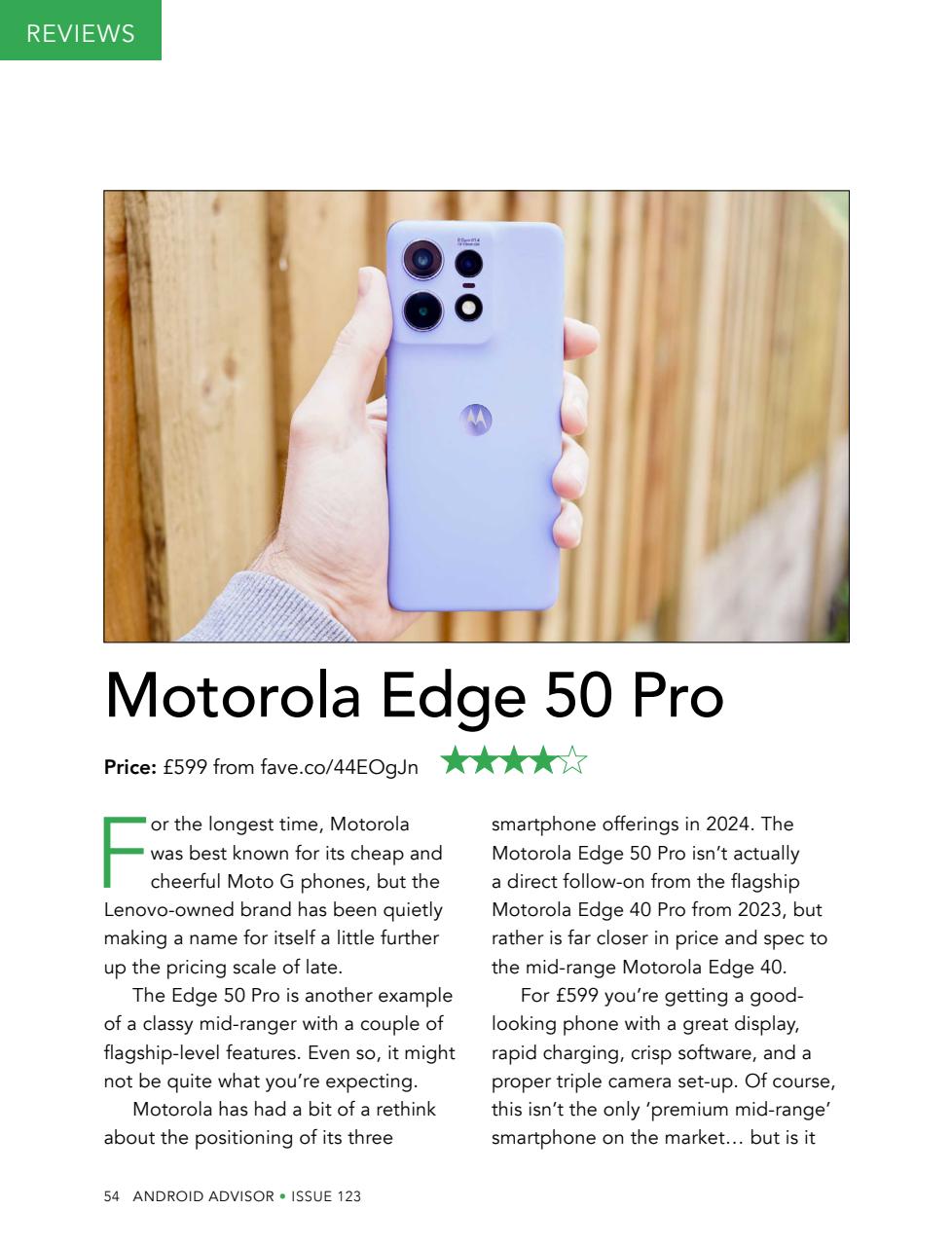 Android Advisor Preview Pages