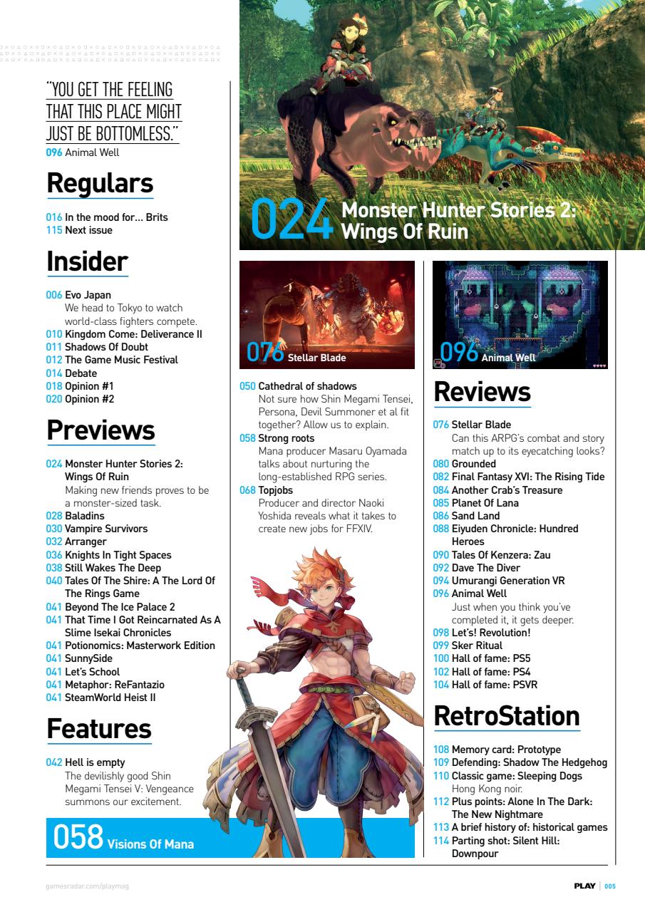 PLAY Magazine Preview Pages