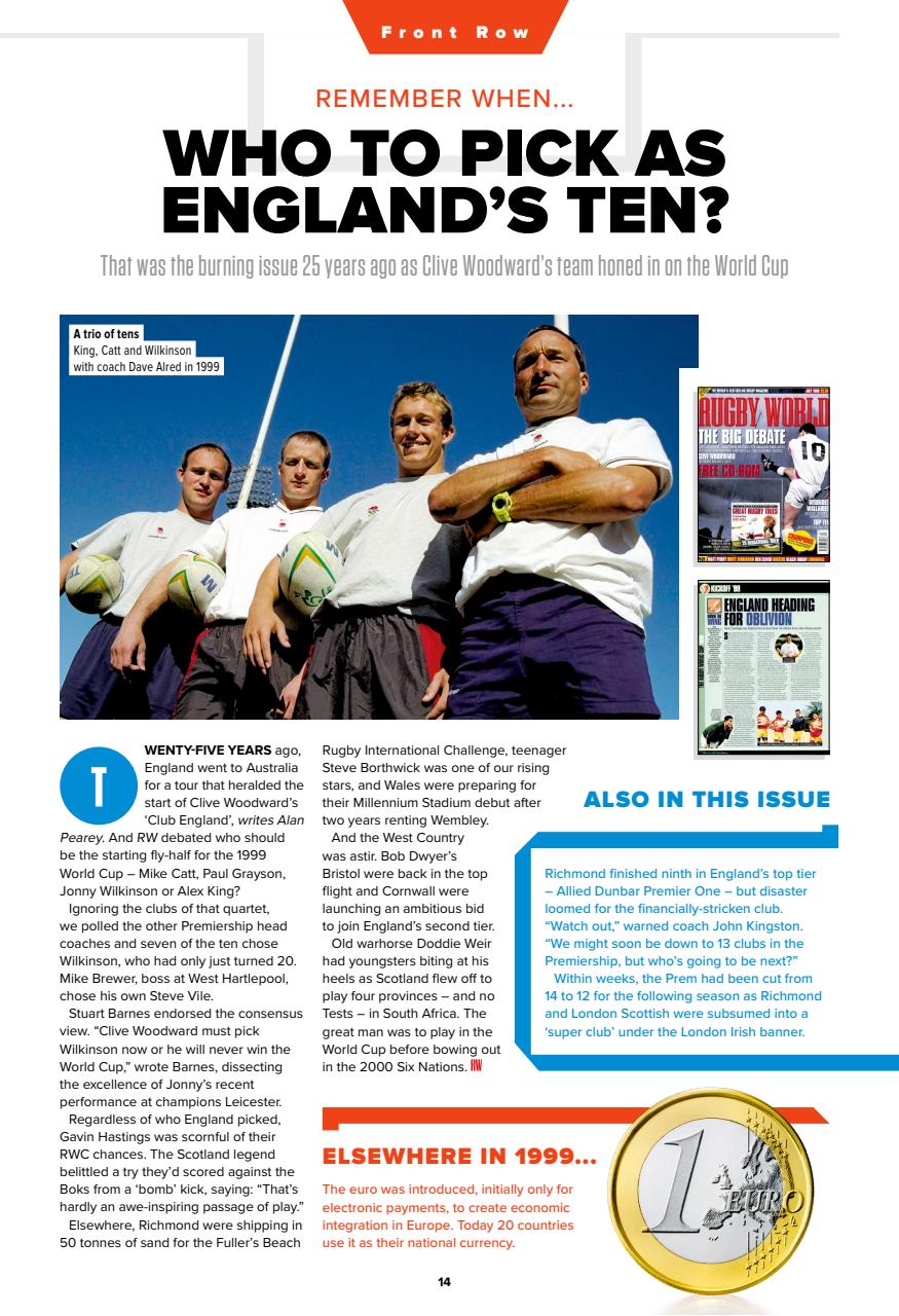 Rugby World Preview Pages