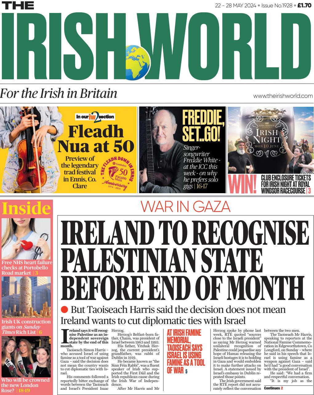 Irish World Preview Pages