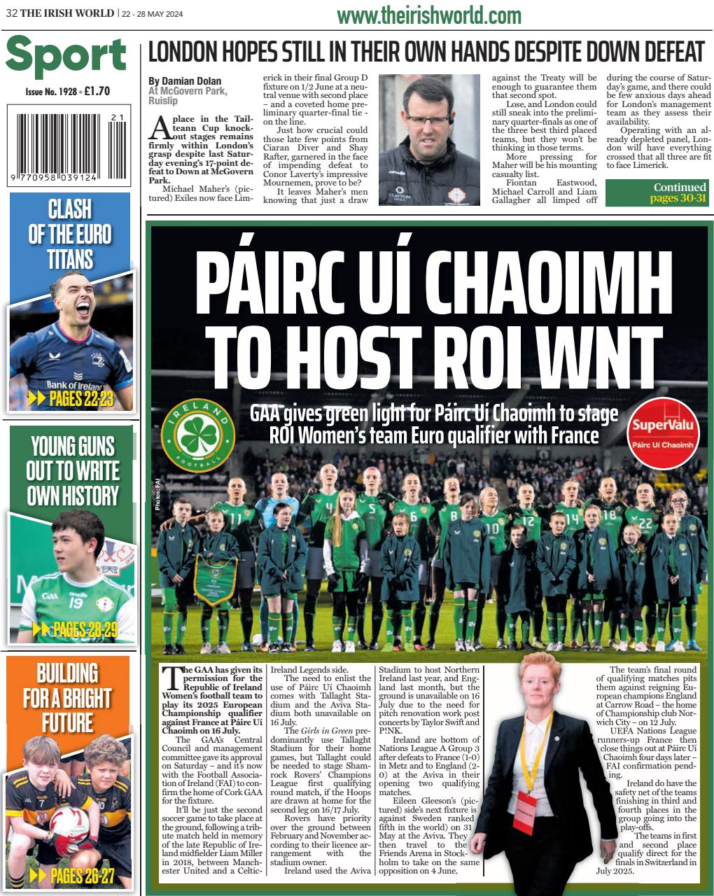 Irish World Preview Pages