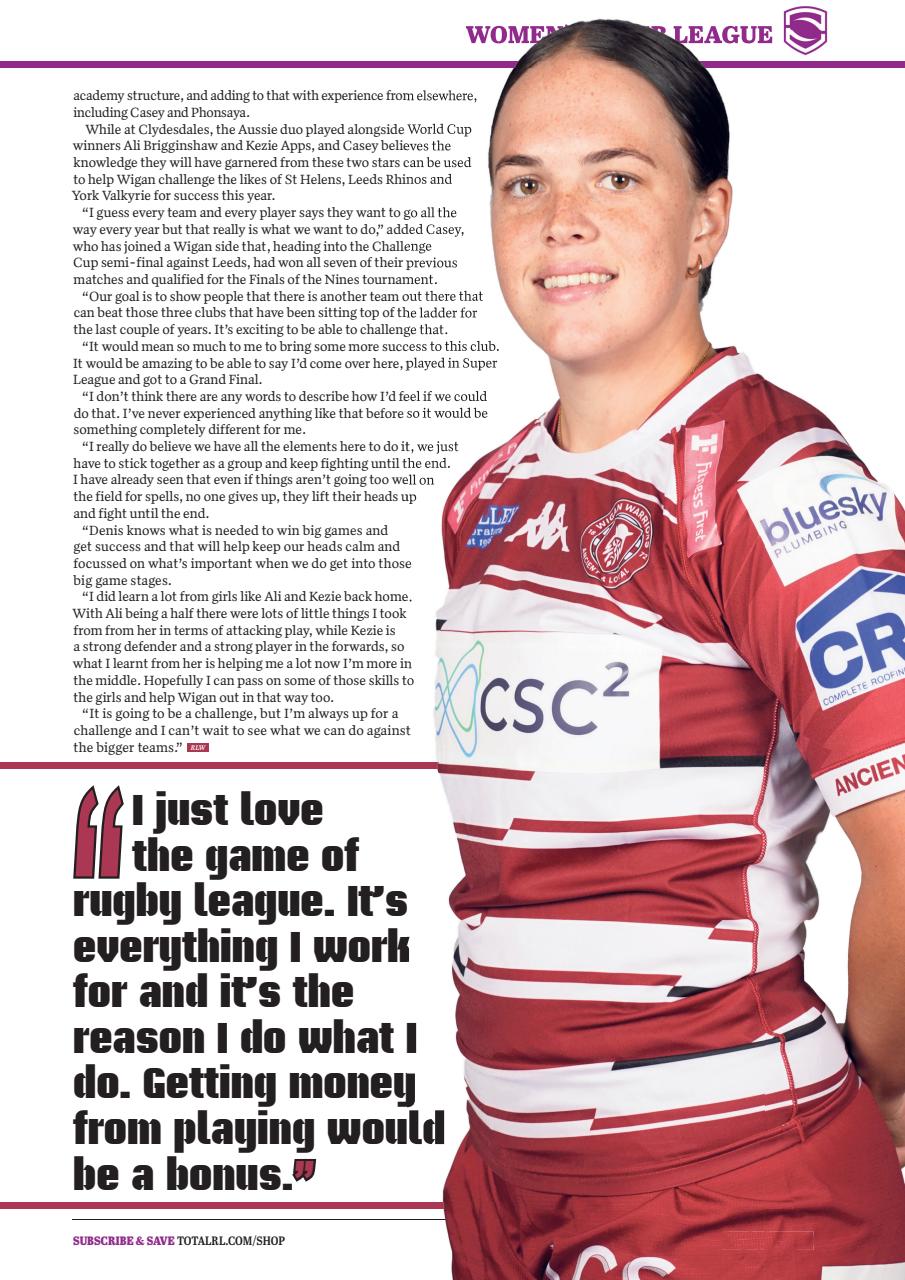 Rugby League World Preview Pages