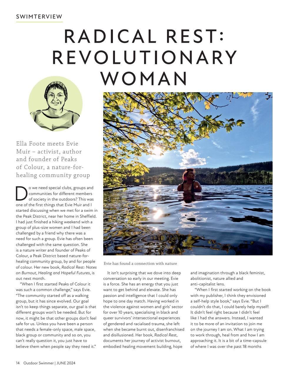 Outdoor Swimmer Preview Pages
