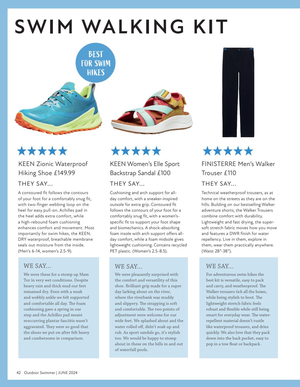 Outdoor Swimmer Preview Pages
